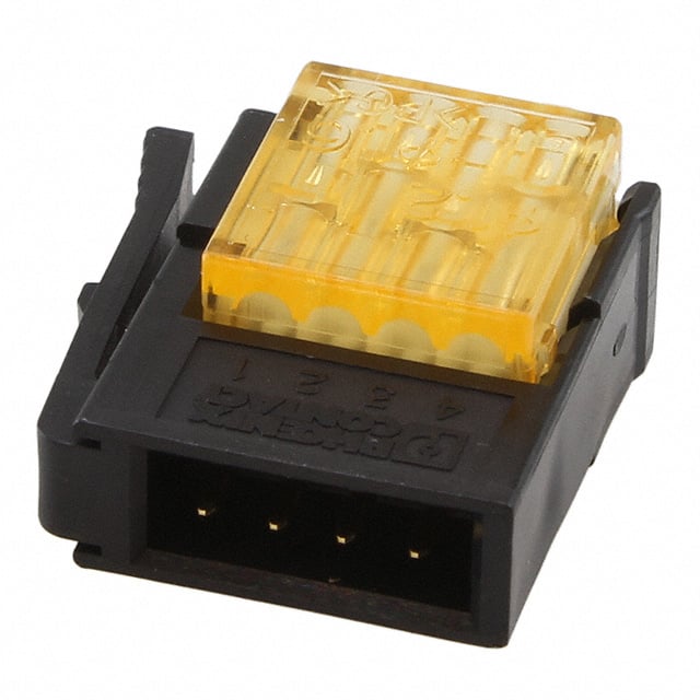 1701032 CONN PLUG 4POS IDC 24-26AWG GOLD