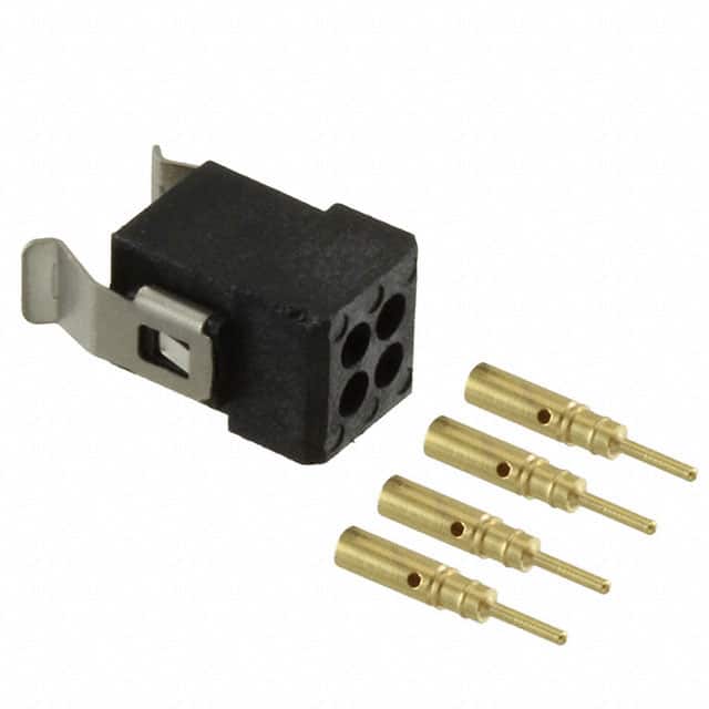 M80-8160405 CONN PLUG 4P CRIMP 24-28AWG GOLD