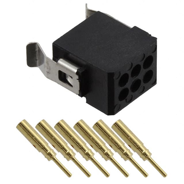 M80-8170605 CONN PLUG 6POS CRIMP 22AWG GOLD