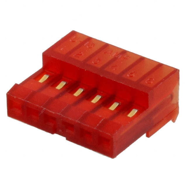 641237-6 CONN RCPT 6POS IDC 22AWG GOLD