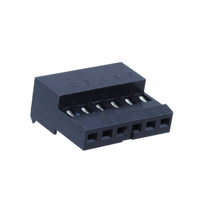 643828-6 CONN RCPT 6P IDC 26AWG TIN-LEAD