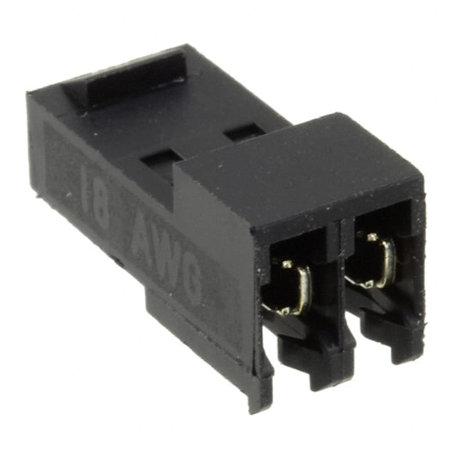 644329-2 CONN RCPT 2P IDC 18AWG TIN-LEAD