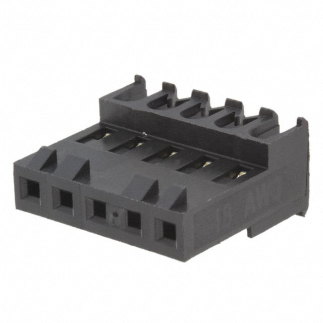 644375-5 CONN RCPT 5P IDC 18AWG TIN-LEAD