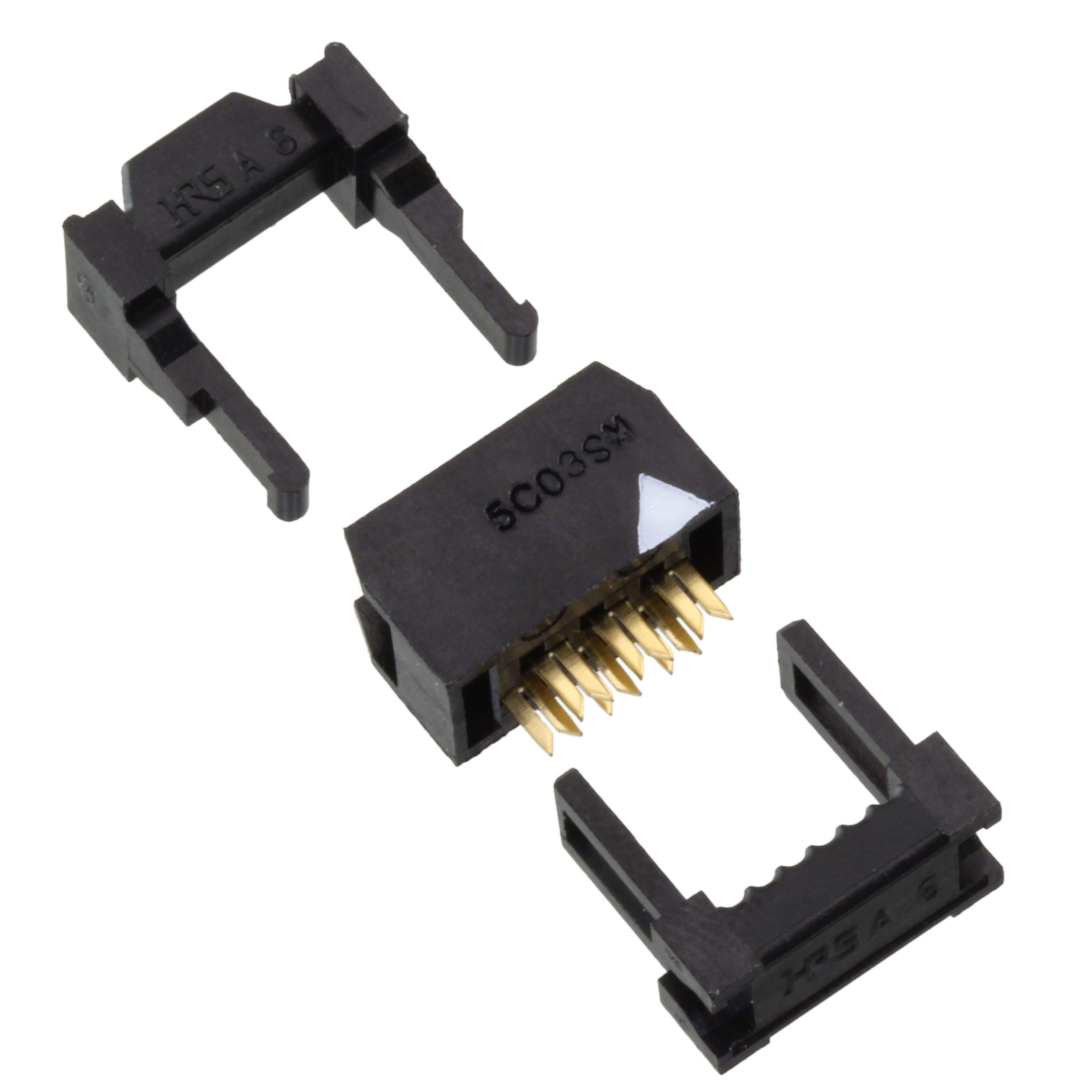 HIF3B-6D-2.54R CONN SOCKET 6POS IDC 28AWG GOLD