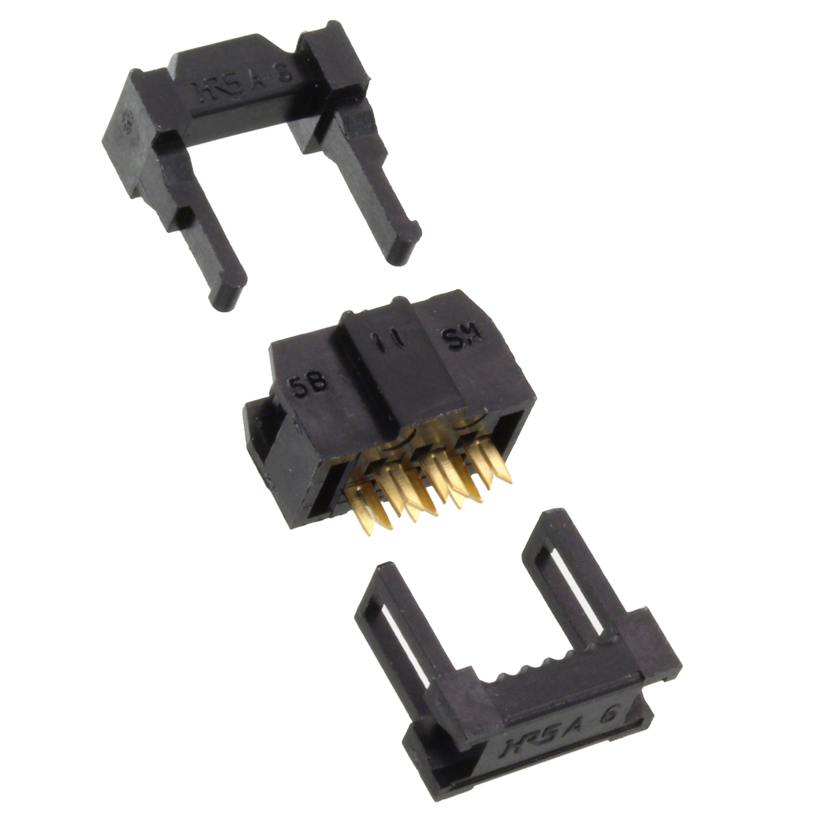 HIF3BA-6D-2.54R CONN SOCKET 6POS IDC 28AWG GOLD