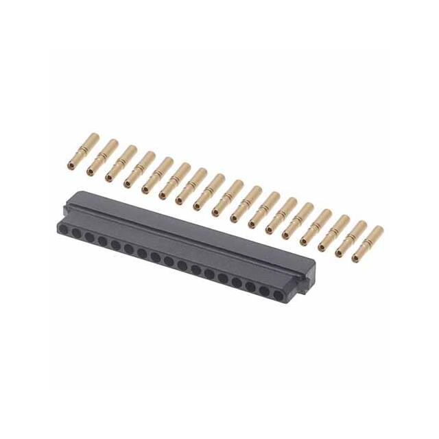 M80-8451745 CONN RCPT 17POS CRIMP 24-28AWG