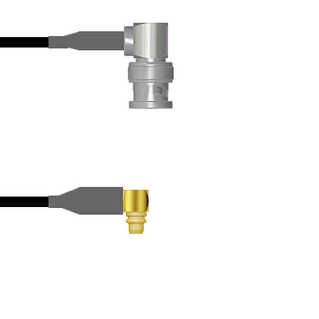 Q-0D01N0003003M CBL ASSY BNC-MMCX PLUG RG174 3M