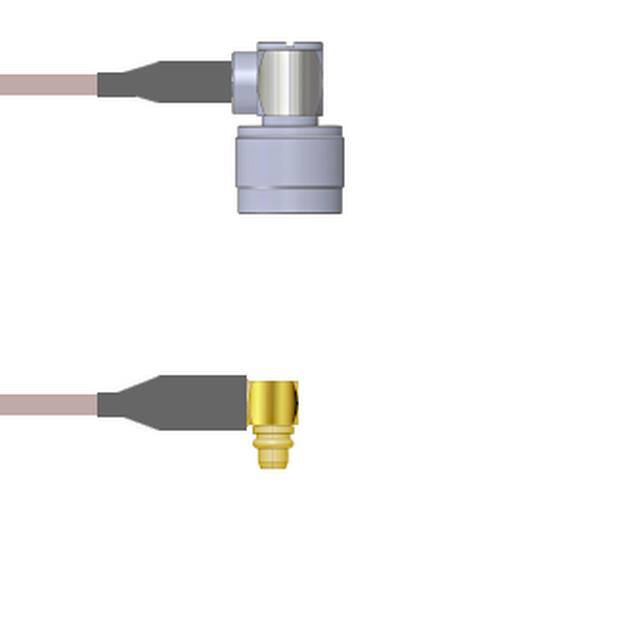 Q-2C01N00050.5M CBL ASSY MMCX-N PLG RG316 19.69"