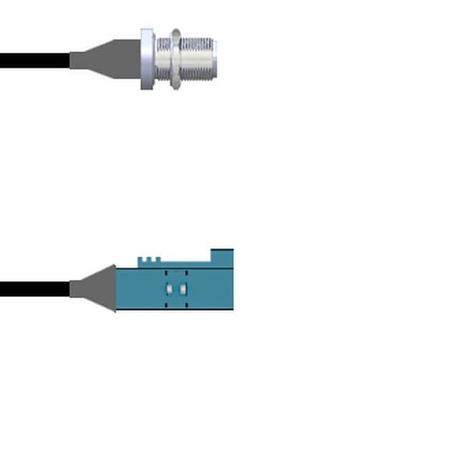 Q-1U05E0003003i CBL ASSY N-FAKRA JACK RG174 3"