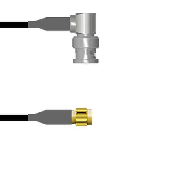 Q-0E03D0008002M CBL ASSY BNC-SMA PLUG RG58 2M
