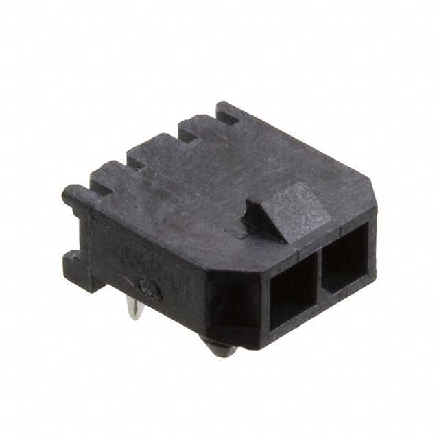 0436500201 CONN HEADER R/A 2POS 3MM