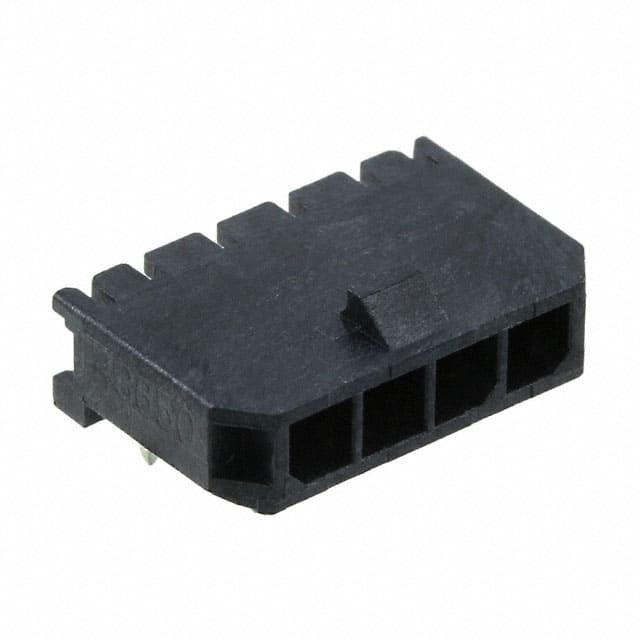 0436500400 CONN HEADER R/A 4POS 3MM