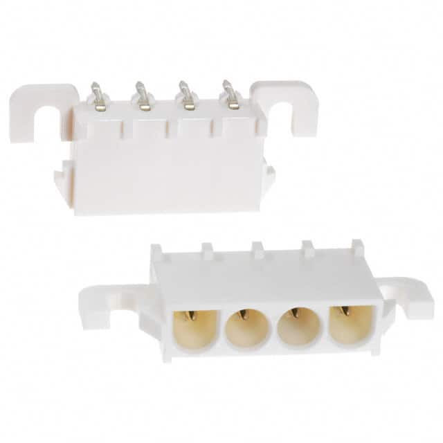 1-350944-0 CONN HEADER R/A 4POS 6.35MM