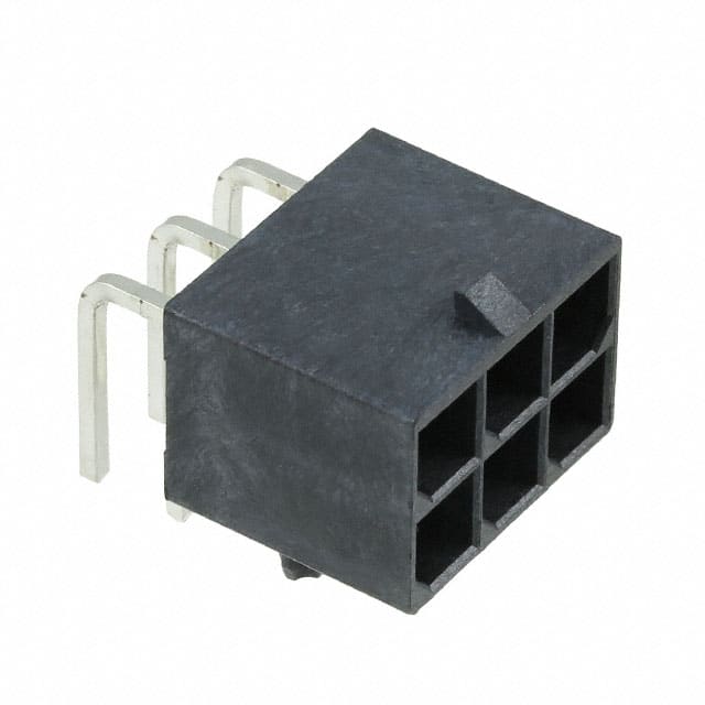 0768250006 CONN HEADER R/A 6POS 5.7MM