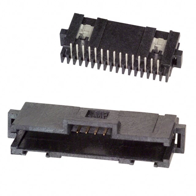 104074-3 CONN HEADER R/A 15POS 1.27MM