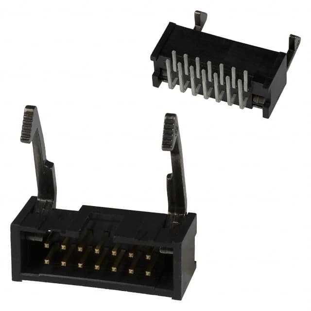 1761607-5 CONN HEADER R/A 14POS 2.54MM
