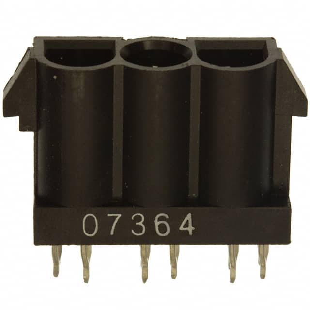 173925-1 CONN HEADER VERT 3POS 6.35MM