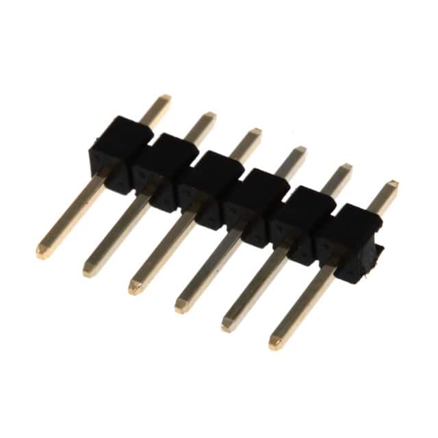 PR20206VBNN PIN HEADER, THR, SINGLE ROW, .10