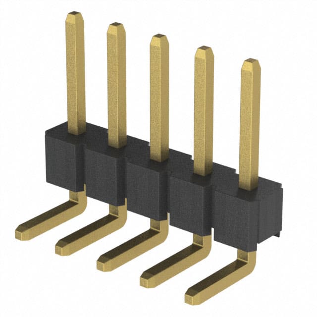 PH1RB-05-UA CONN HEADER R/A 5POS 2.54MM