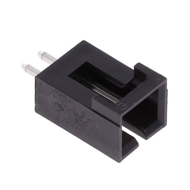 CDR-02-TS HEADER VERT TH TIN 2POS .1" SING