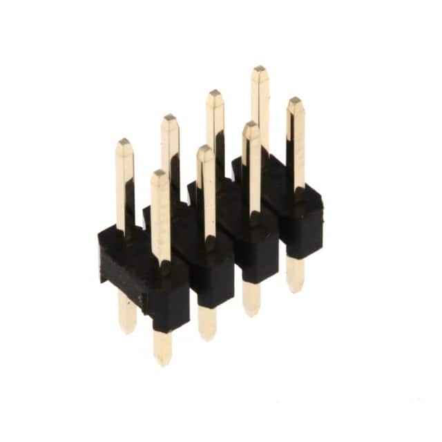 PR20204VBDN PIN HEADER, THR, DUAL ROW, .100"