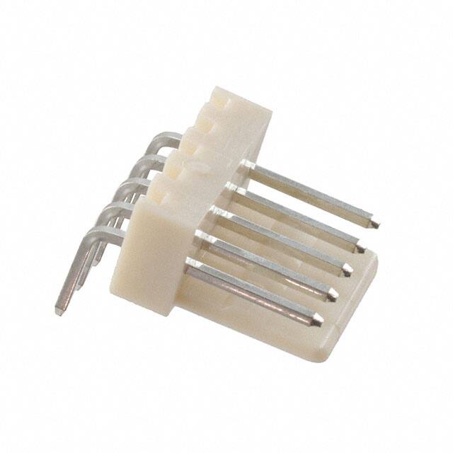LHA-05-TRB CONN HEADER R/A 5POS 2.54MM