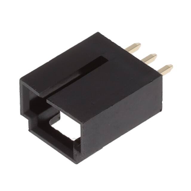 CDR-03-GS HEADER VERT TH GOLD 3POS .1" SIN