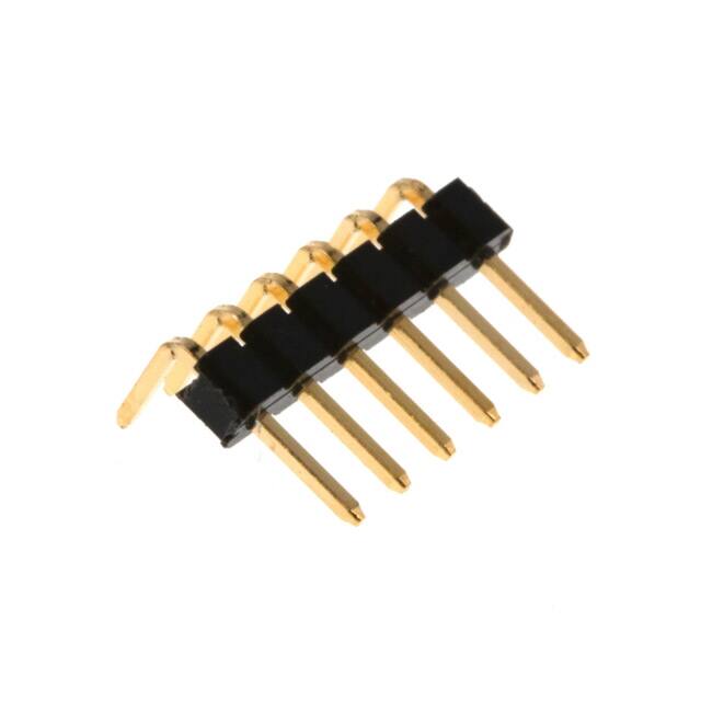 PR20C06HBNN PIN HEADER, THR, SINGLE ROW, 2.0