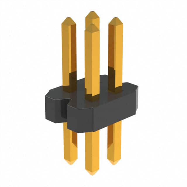 GRPB022VWVN-RC CONN HEADER VERT 4POS 1.27MM