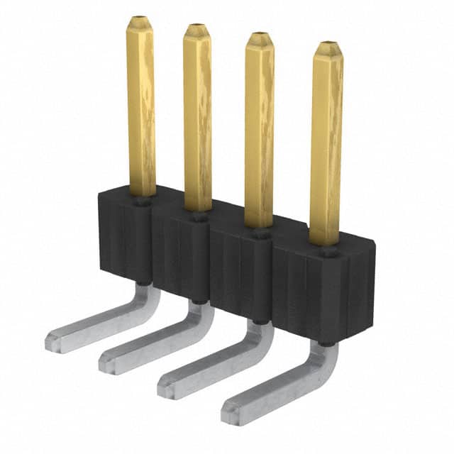 104430-2 CONN HEADER R/A 4POS 2.54MM