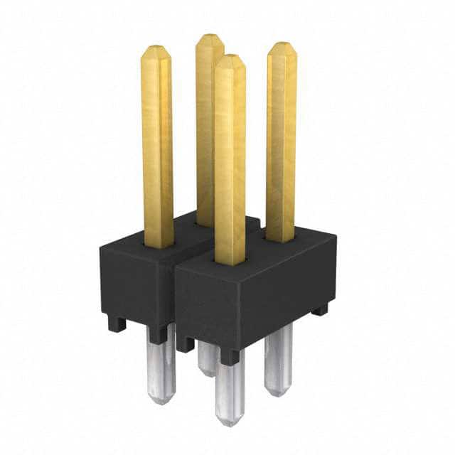 TSW-102-07-S-D CONN HEADER VERT 4POS 2.54MM