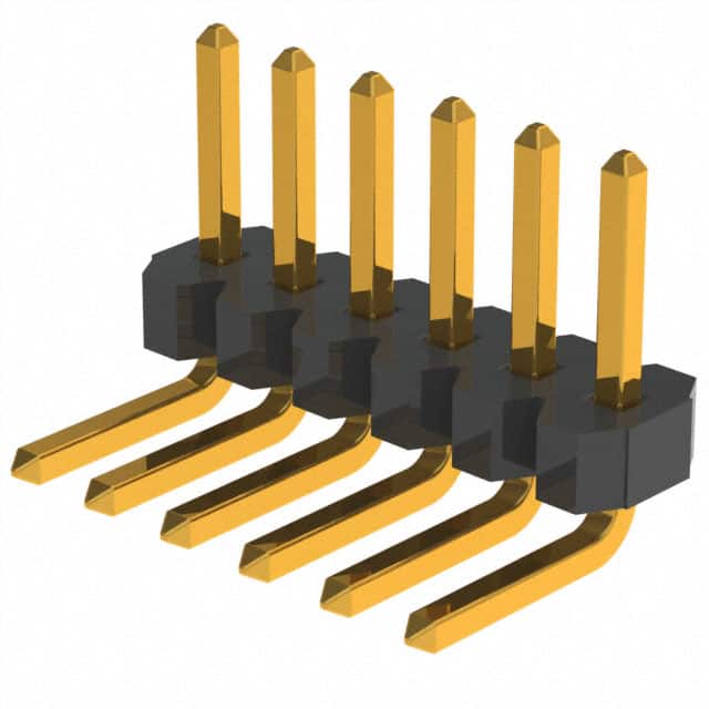GRPB061VWCN-RC CONN HEADER R/A 6POS 1.27MM