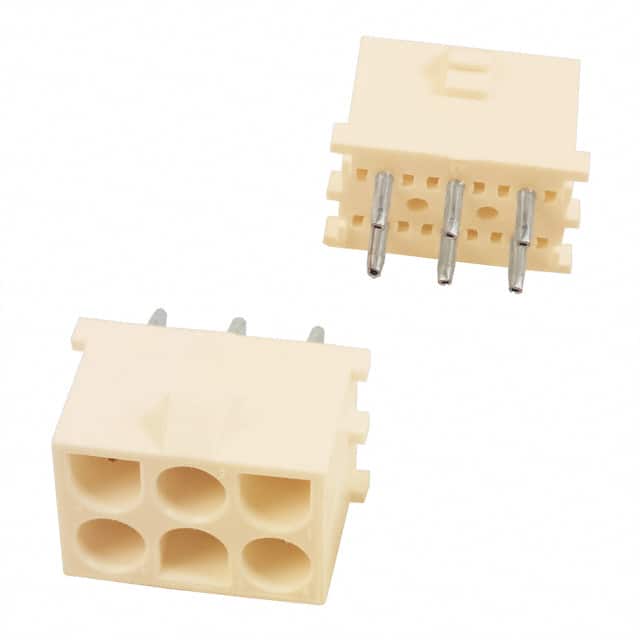 350431-1 CONN HEADER VERT 6POS 6.35MM