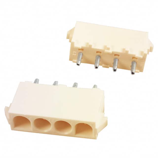 350430-1 CONN HEADER VERT 4POS 6.35MM