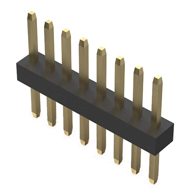 BC020-08-A-0200-0300-L-G 8POS 1.0MM PITCH PIN HEADER, SIL