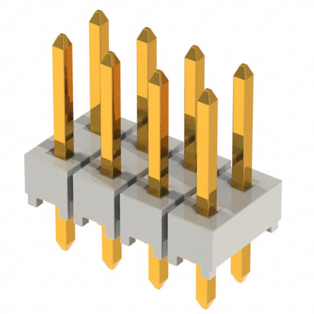 HTSW-104-07-G-D CONN HEADER VERT 8POS 2.54MM