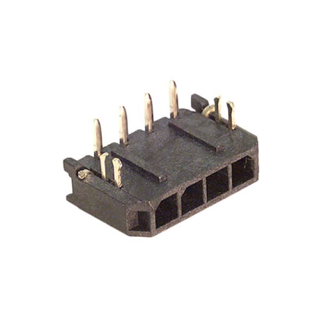 0436500403 CONN HEADER R/A 4POS 3MM