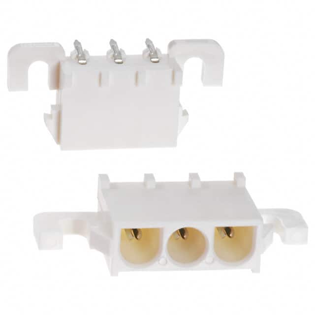1-350943-0 CONN HEADER R/A 3POS 6.35MM