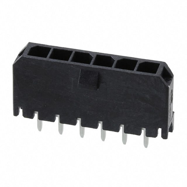 0436500628 CONN HEADER VERT 6POS 3MM