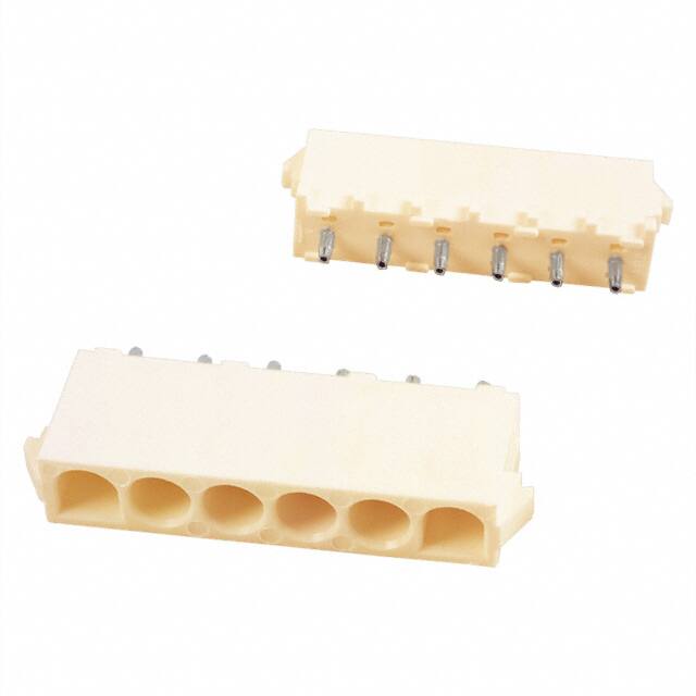 641832-1 CONN HEADER VERT 6POS 6.35MM