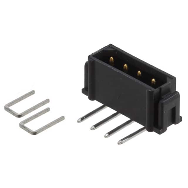M80-8430442 CONN HEADER R/A 4POS 2MM