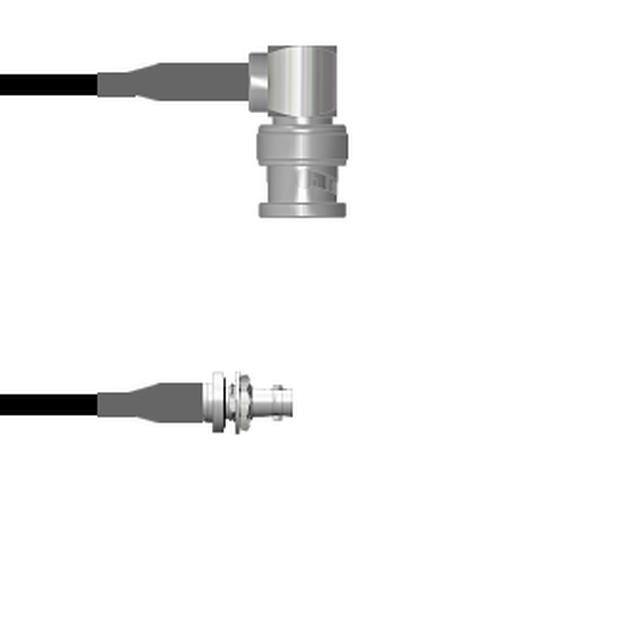 Q-0D00P0003003M CBL ASSY BNC-HD-BNC P-J RG174 3M