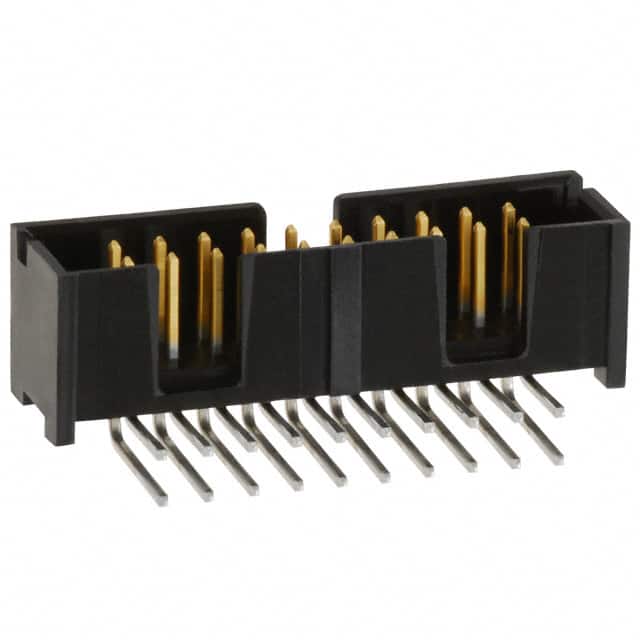 103310-5 CONN HEADER R/A 20POS 2.54MM