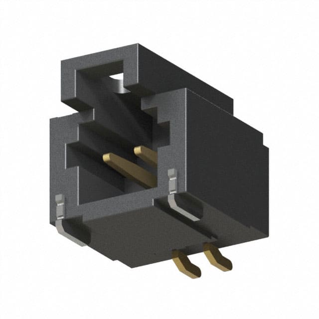 T1M-02-F-SH-L-K CONN HEADER SMD R/A 2POS 1MM