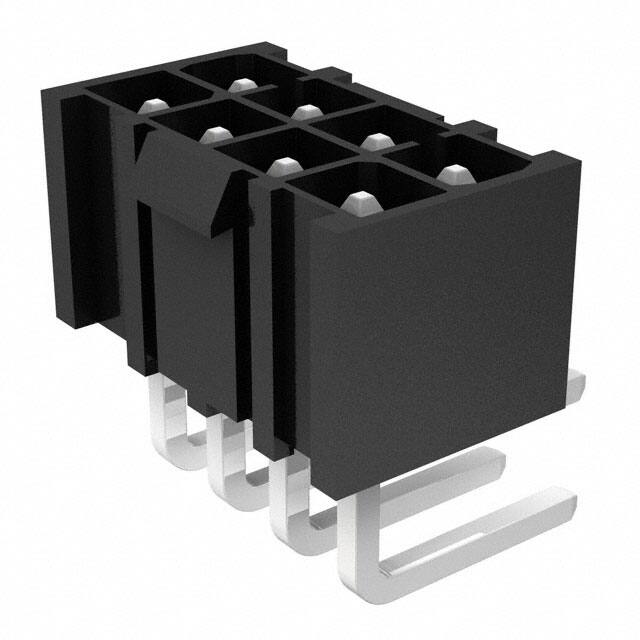 IPBT-104-H1-T-D-RA-K CONN HEADER R/A 8POS 4.2MM