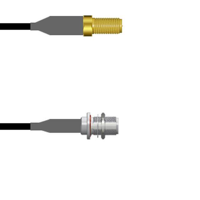 Q-7201X0008002M SMA-SJ/N-SJB RG58 2M
