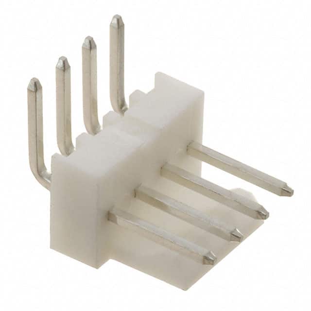 LHS-04-TRA CONN HEADER R/A 4POS 2.54MM