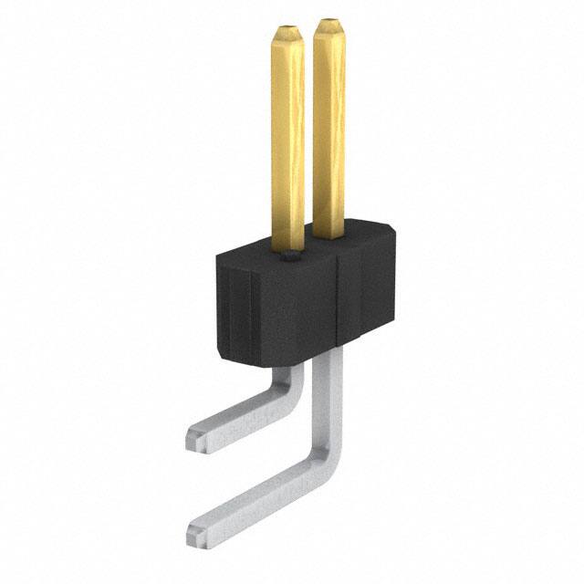 68405-102HLF CONN HEADER R/A 2POS