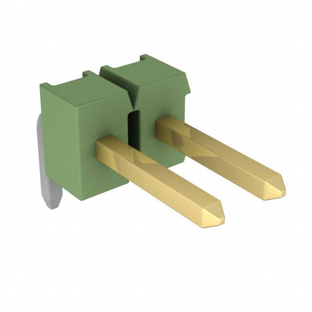 826631-2 CONN HEADER R/A 2POS 2.54MM