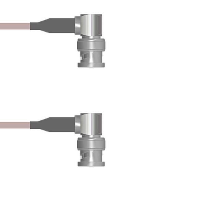 Q-0F00F000H.25M CBL ASSY BNC PLUG RG142 9.843"